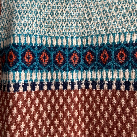 Zara wool fair isle style sweater - Picture 2 of 2